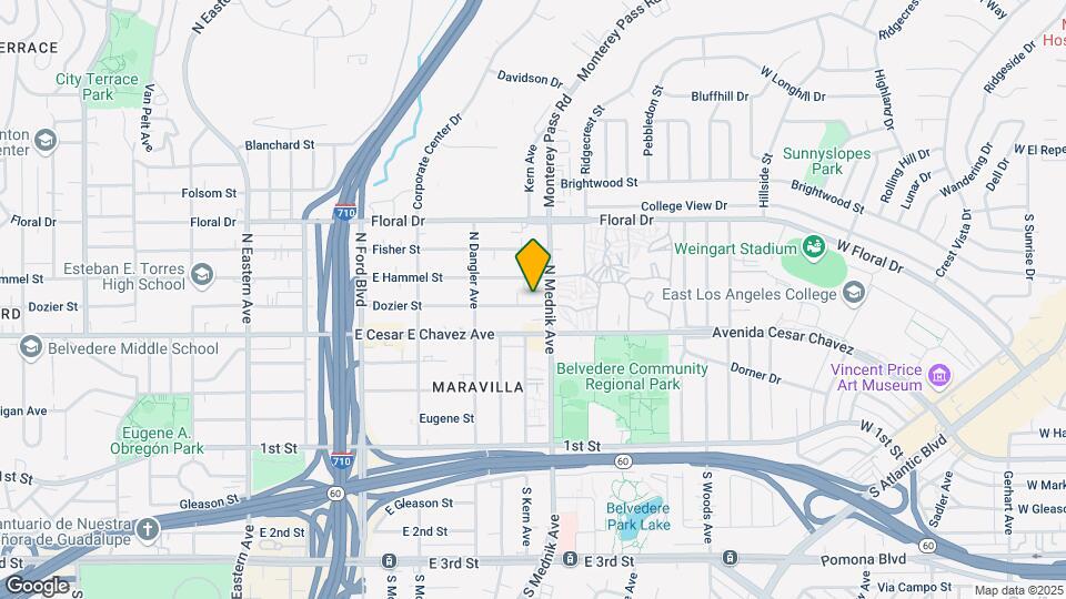 Great Location in East Los Angeles Mapa y Detalles de la Ubicación