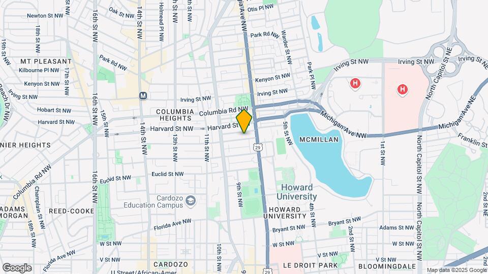 731 Girard St NW, Unit 2 Map and Location Details