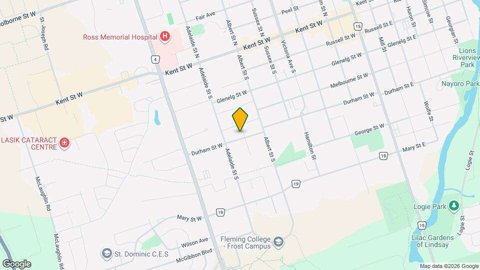 114 Durham St W Map and Location Details