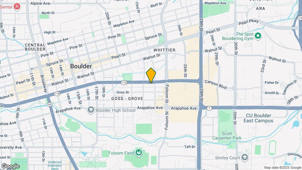 2238 Canyon Blvd #2 Map and Location Details