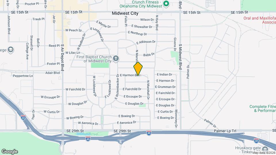 318 E Harmon Dr Map and Location Details