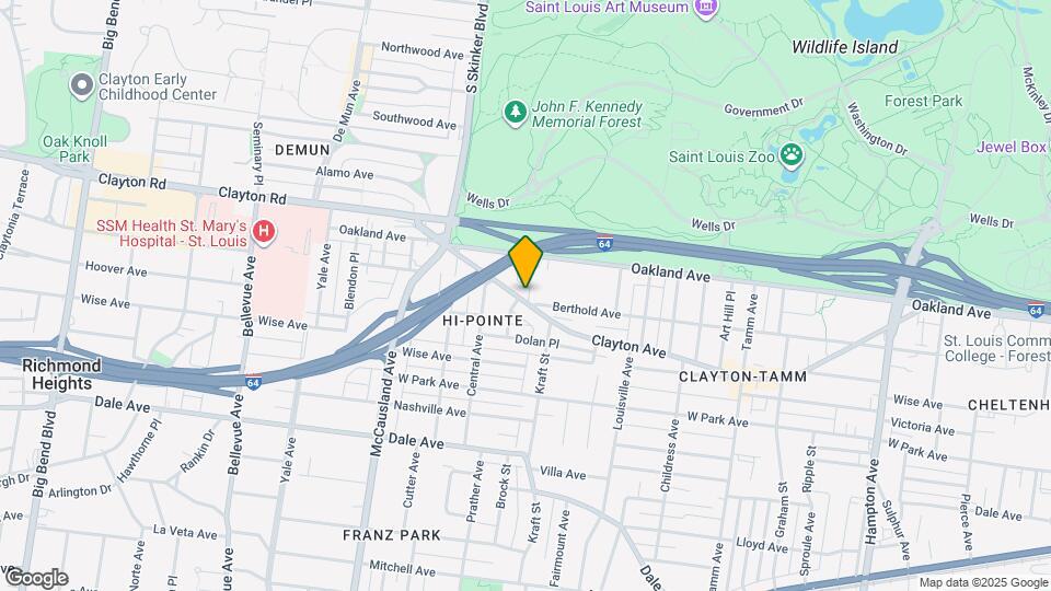 1035 Grandview Pl Map and Location Details