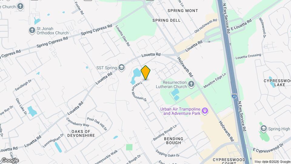 1919 Treasure Mountain Dr Mapa y Detalles de la Ubicación