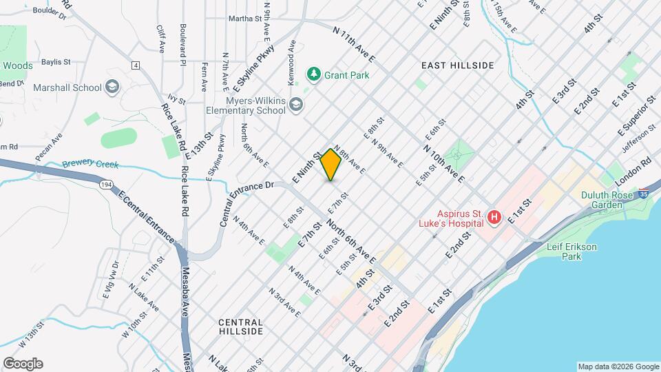 721 N 7th Ave E Map and Location Details