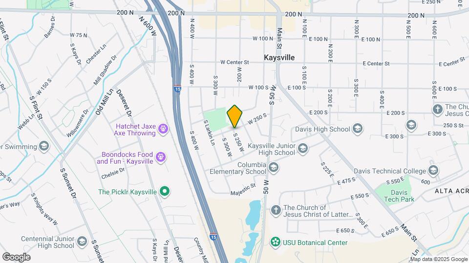 318 W 250 S Map and Location Details