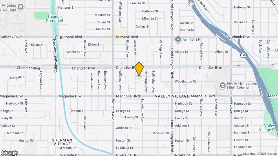 5312 Corteen Pl Map and Location Details