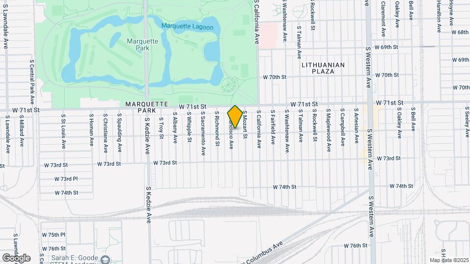 7159 S Francisco Ave, Unit G Mapa y Detalles de la Ubicación