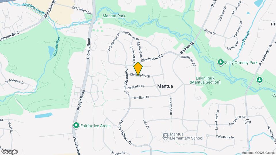 9205 Christopher St Map and Location Details