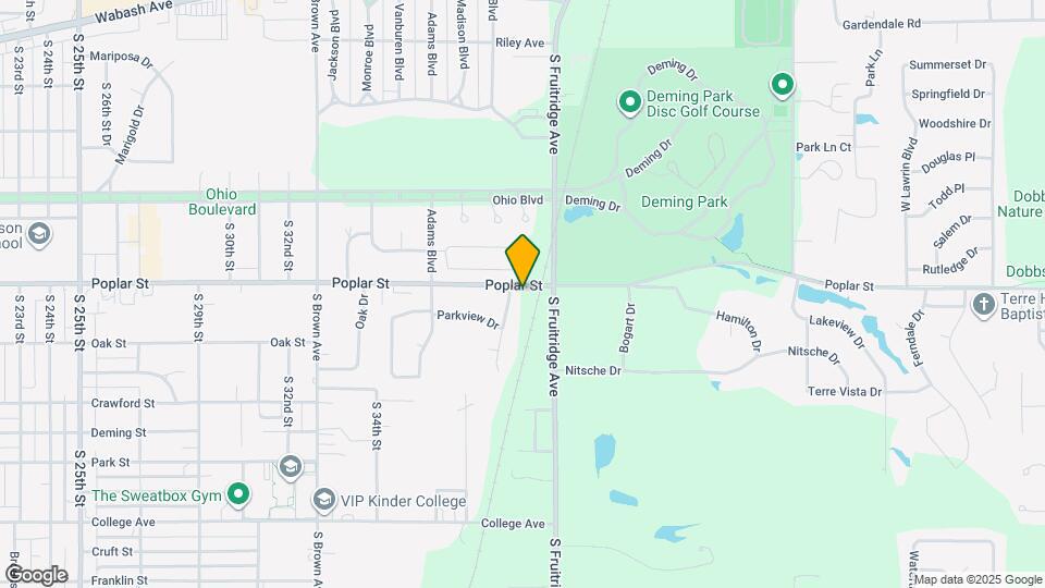 3905 Poplar St Map and Location Details