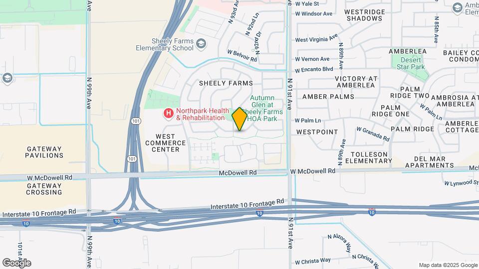 9255 W Berkeley Rd Map and Location Details