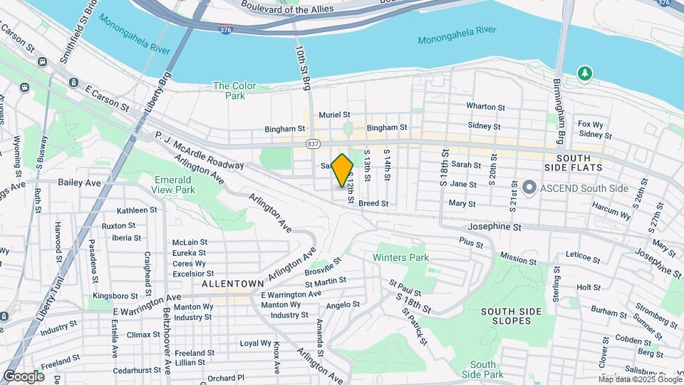 1116 Freyburg St Map and Location Details