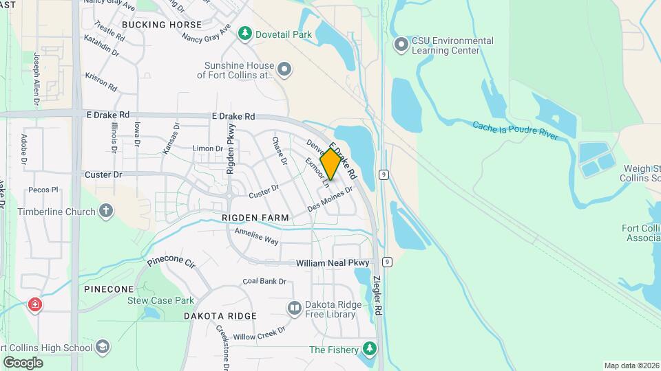 2802 Exmoor Ln Map and Location Details