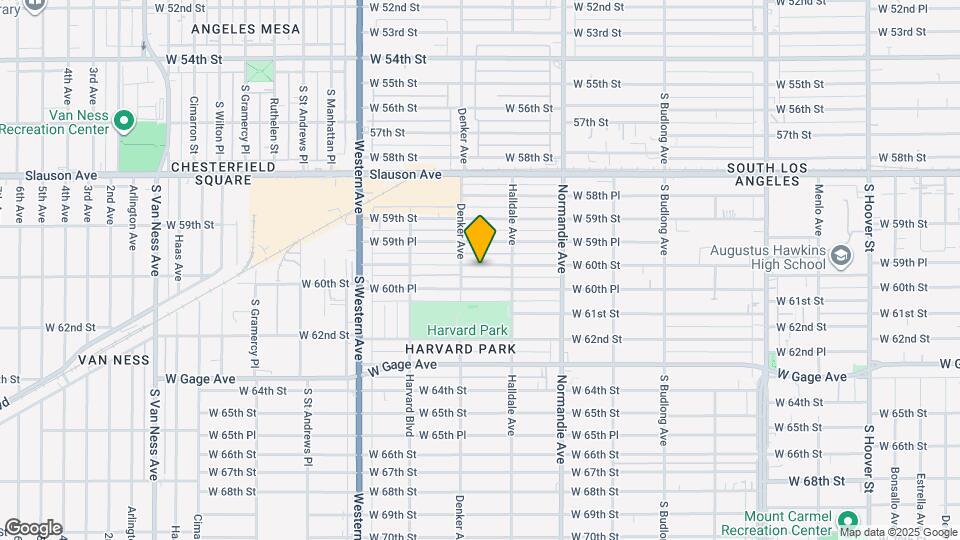 1540 W 60th St Map and Location Details