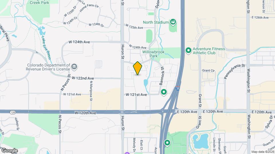 12174 Melody Dr Map and Location Details