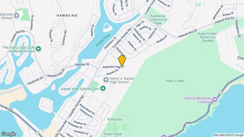 665 Kapaia St Map and Location Details
