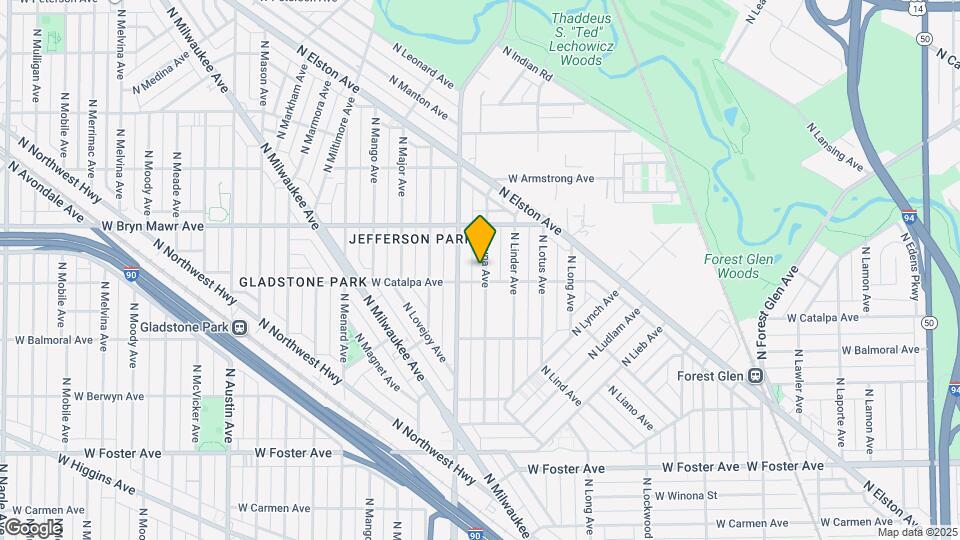 5510 N Luna Ave Map and Location Details