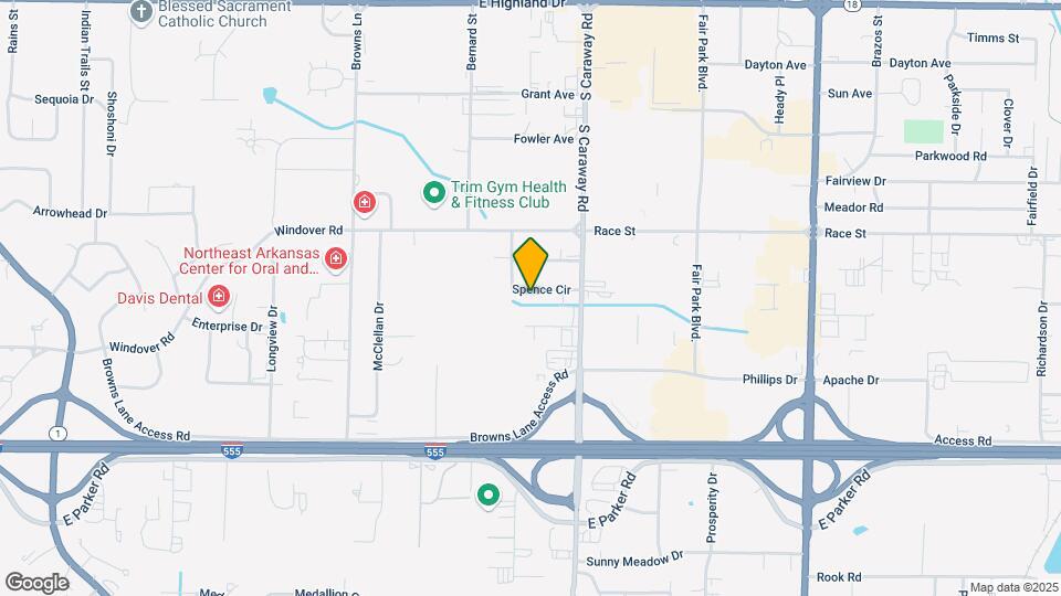 2207 Spence Cir Map and Location Details