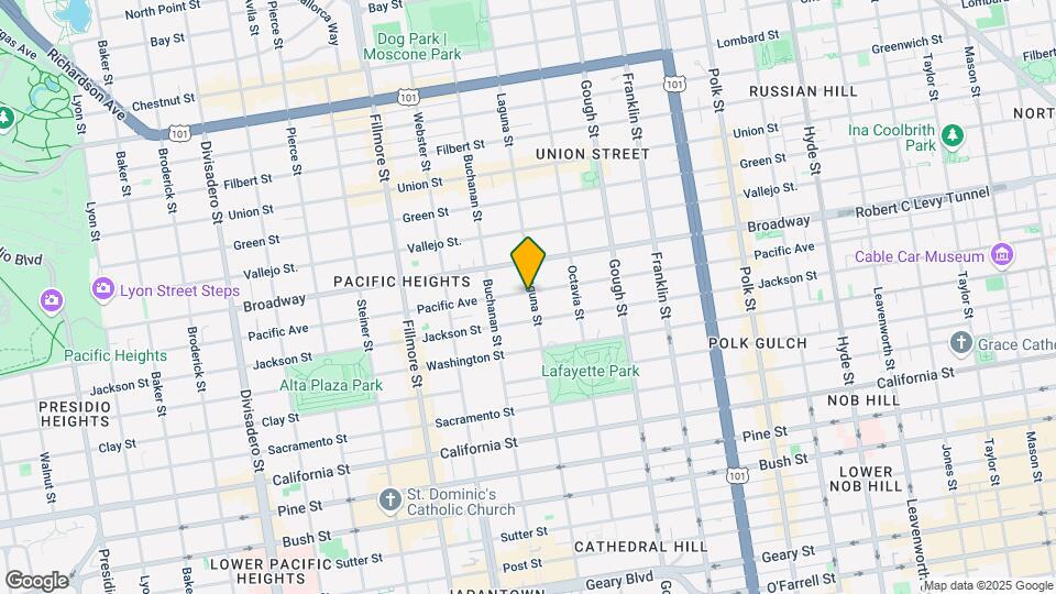 2101 Pacific Ave Map and Location Details