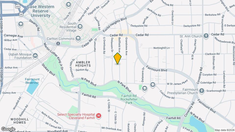 2292 Bellfield Ave Map and Location Details