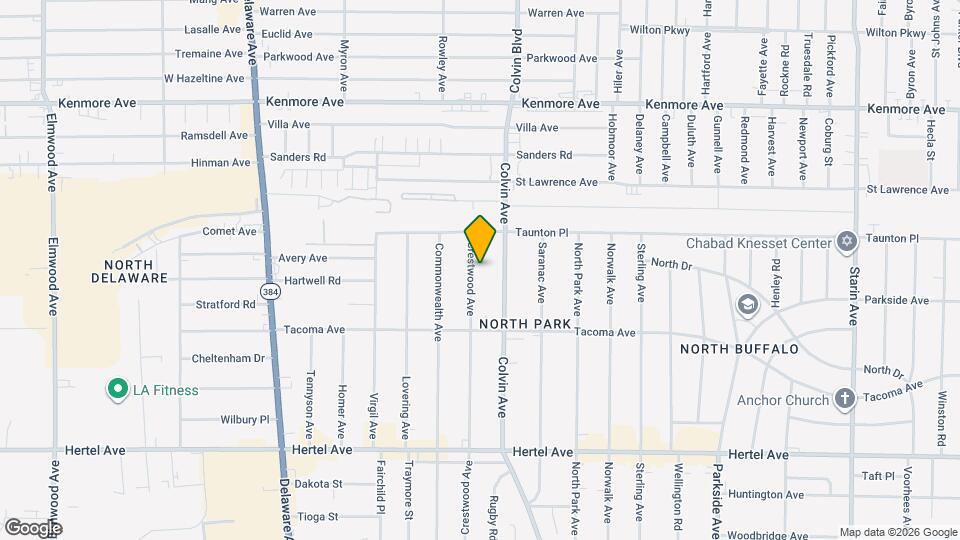 303 Crestwood Ave, Unit Upper Map and Location Details