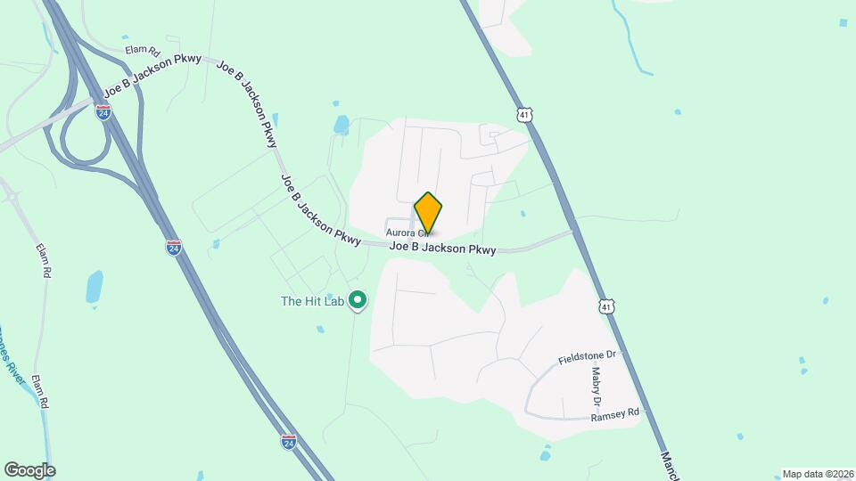 4345 Aurora Cir Map and Location Details