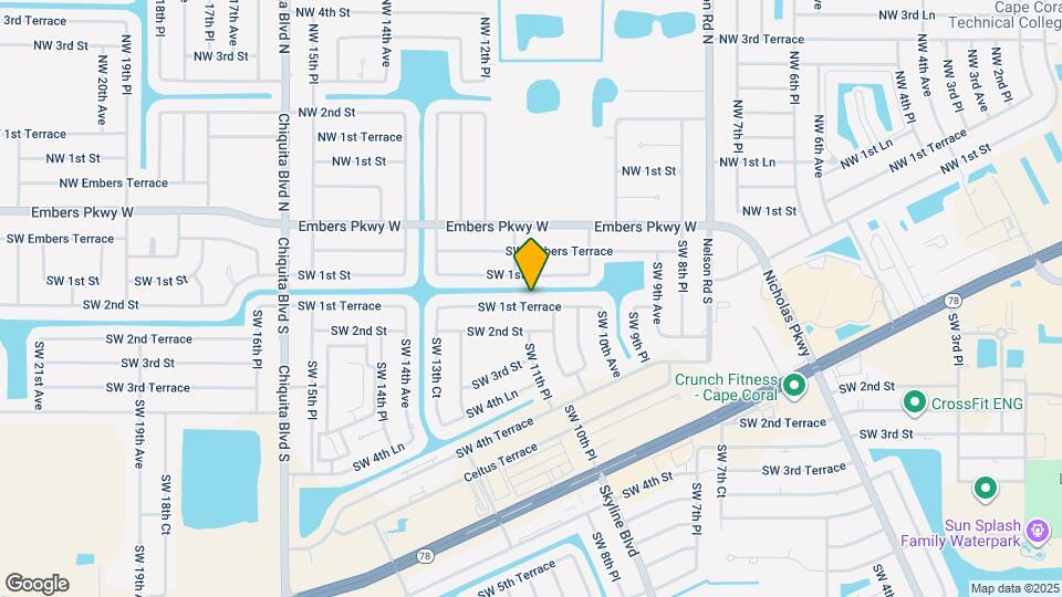 1113 SW 1st Terrace Map and Location Details