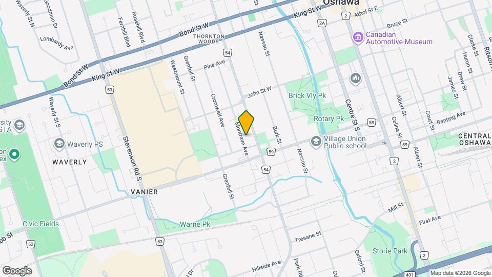 219 Montrave Av Map and Location Details