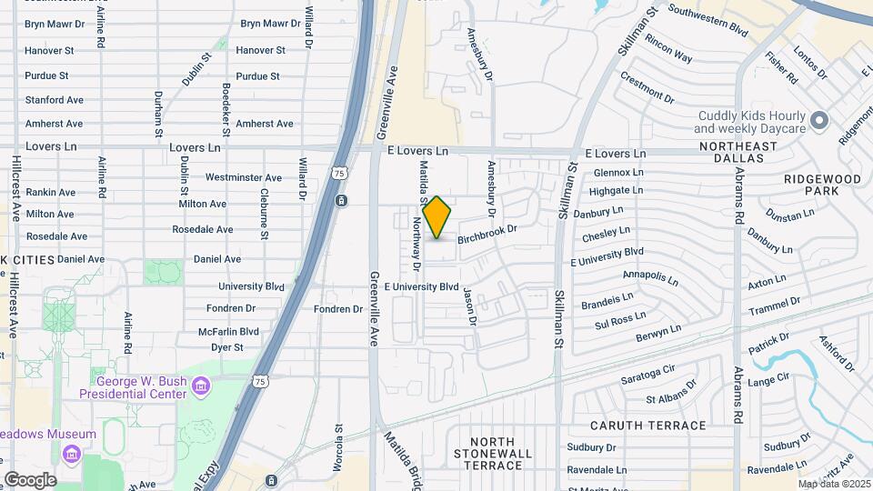 5836 Birchbrook Dr Map and Location Details