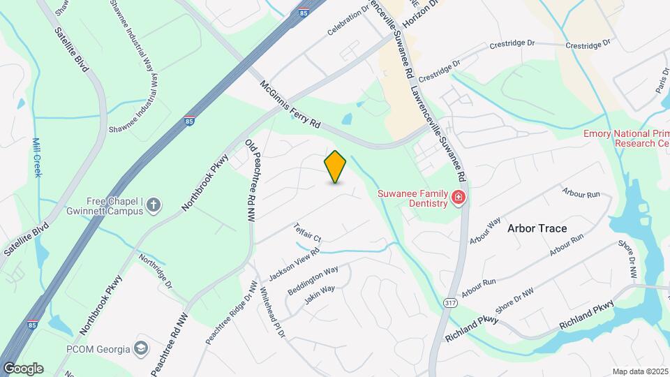 597 Jackson Park Ln Mapa y Detalles de la Ubicación