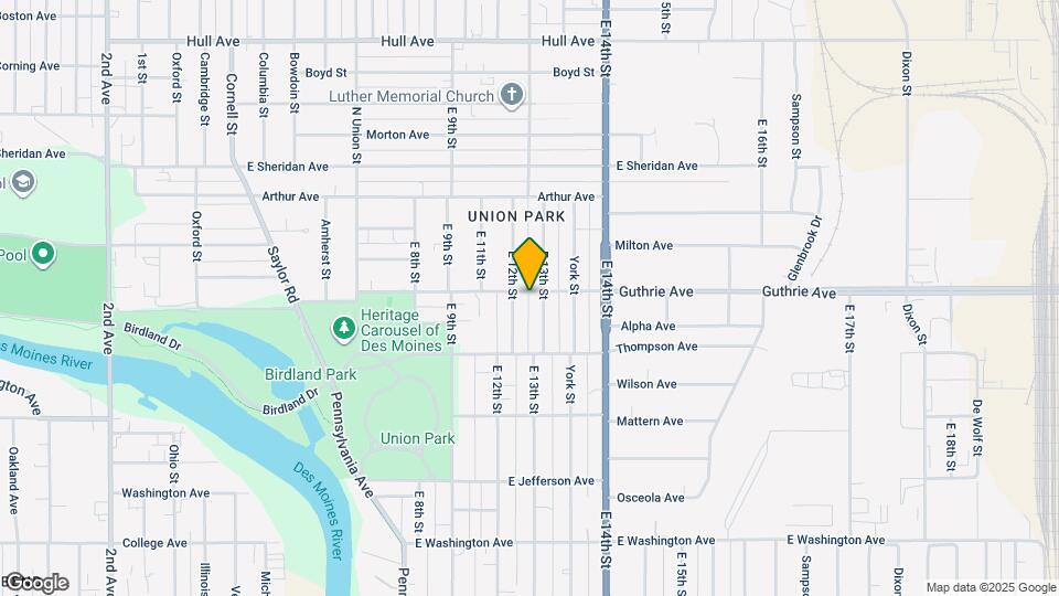 1215 Guthrie Ave Map and Location Details