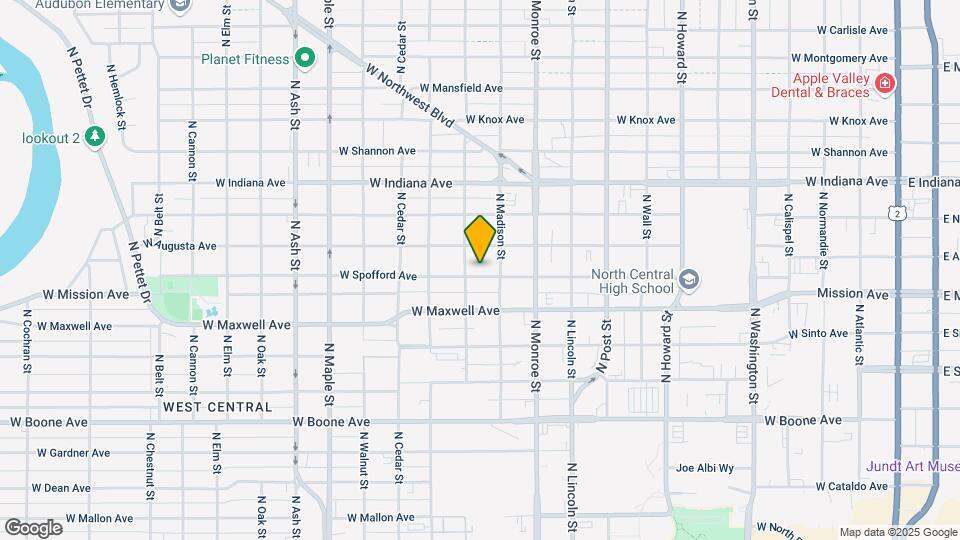 1120 W Spofford Ave Mapa y Detalles de la Ubicación
