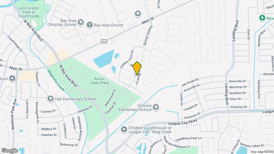 608 Biscayne Bend Ln Map and Location Details