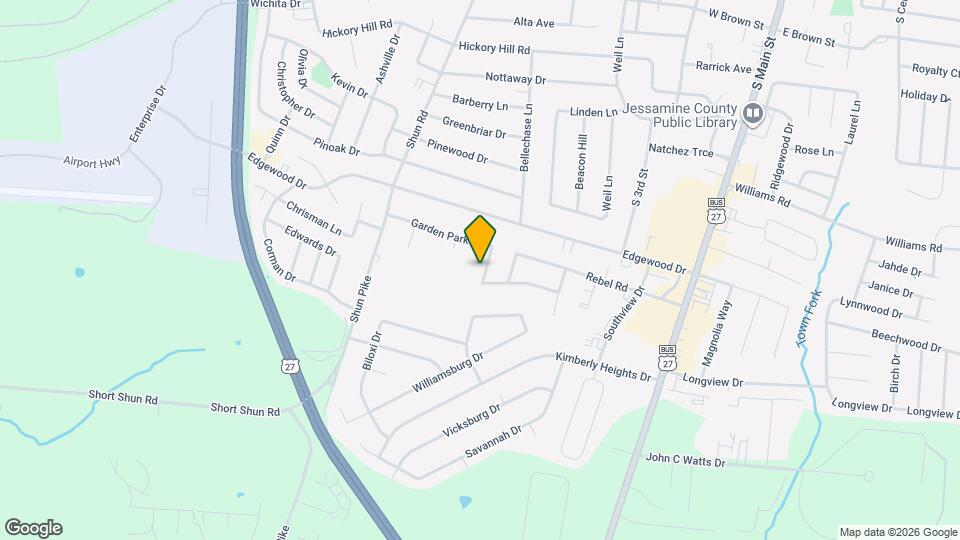 327 Garden Park Dr Map and Location Details