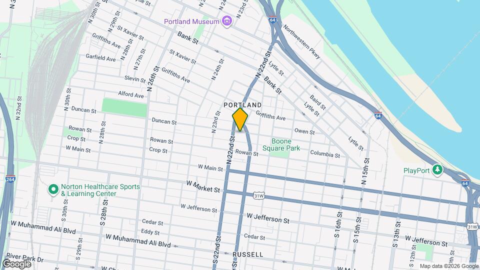 2134 Duncan St Map and Location Details