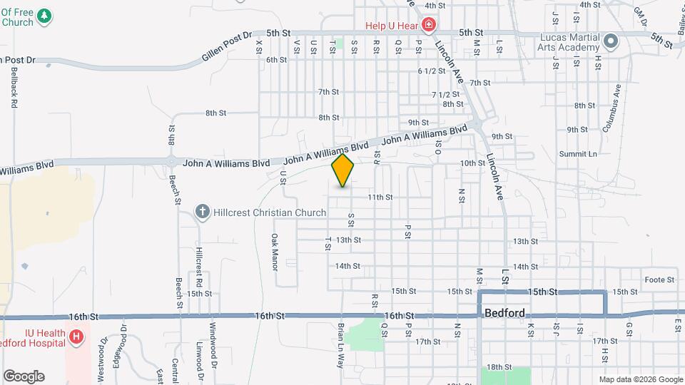 1907 11th St Map and Location Details