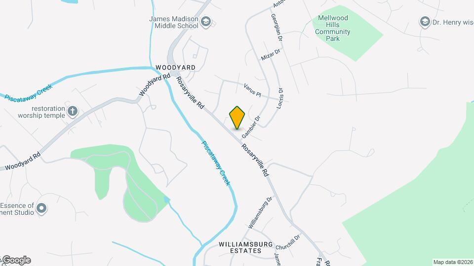 7908 Rosaryville Rd Map and Location Details
