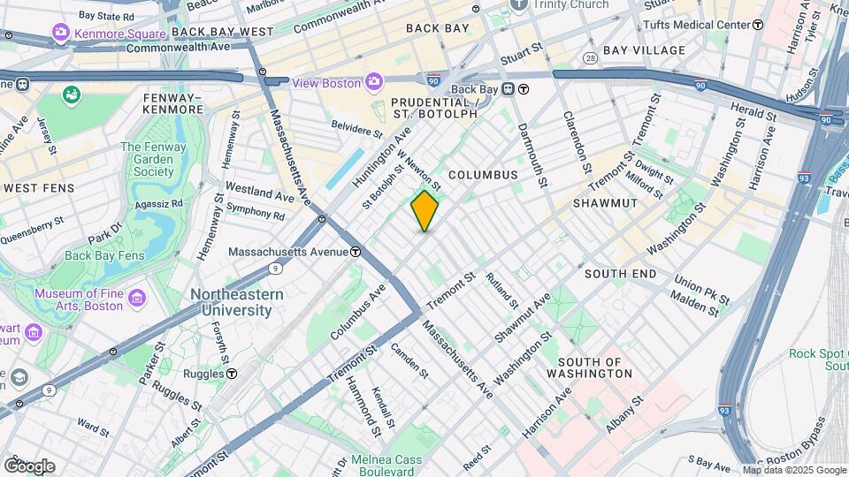 523 Columbus Ave Map and Location Details