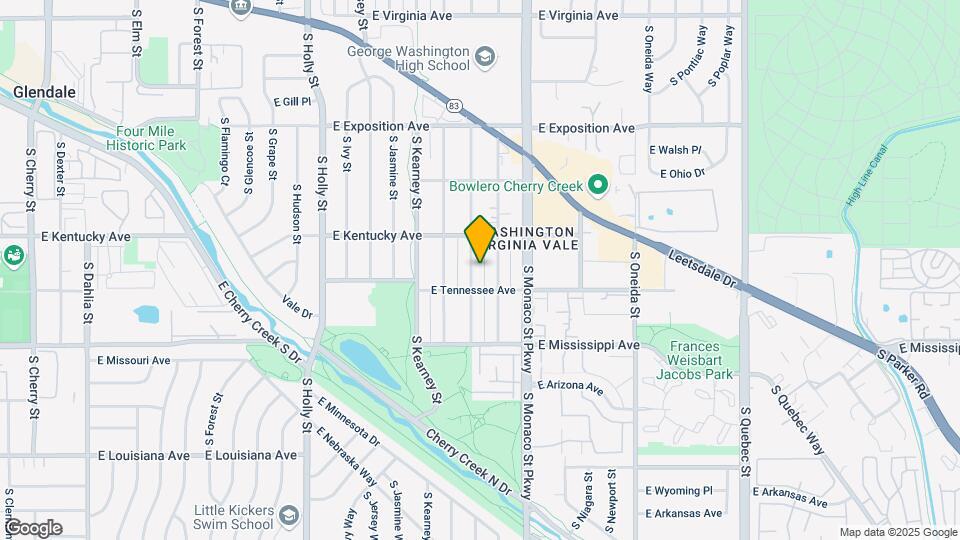 946 S Leyden St, Unit #1 Map and Location Details