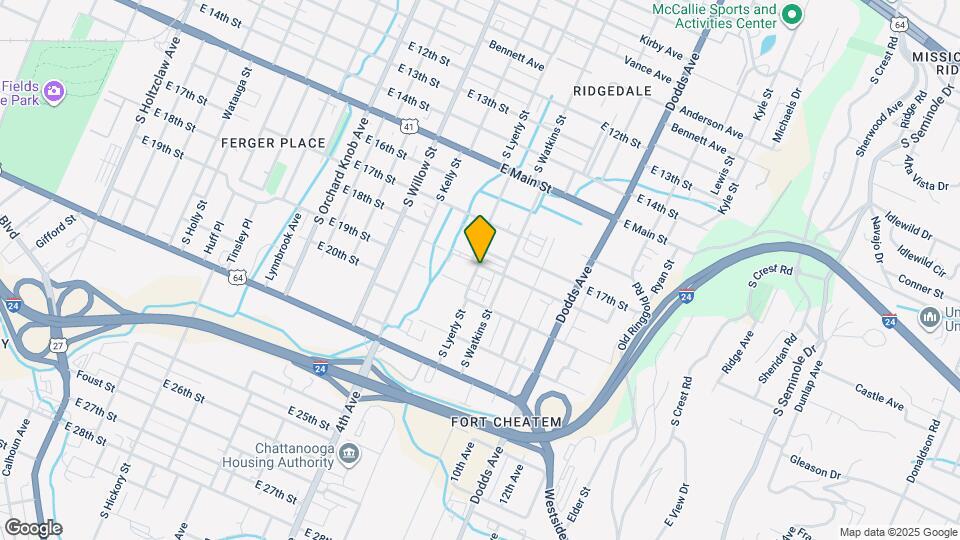 2310 E 18th St Pl Map and Location Details