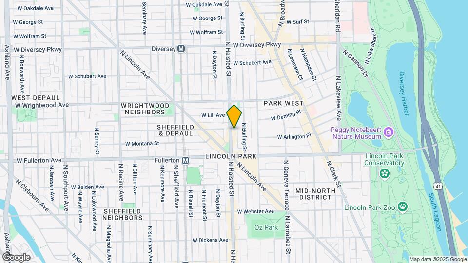 2455-2457 N Halsted St Map and Location Details