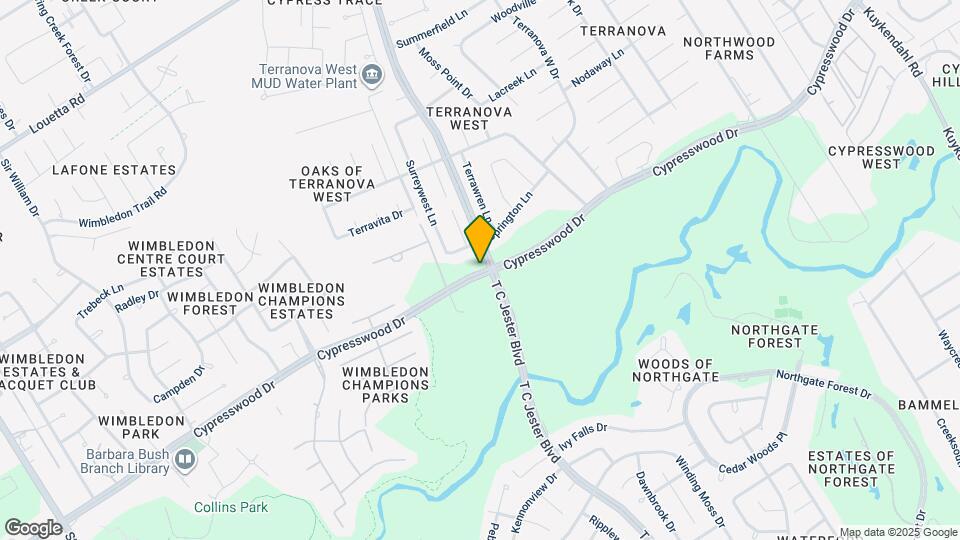 5938 Cypresswood Heights Dr Map and Location Details