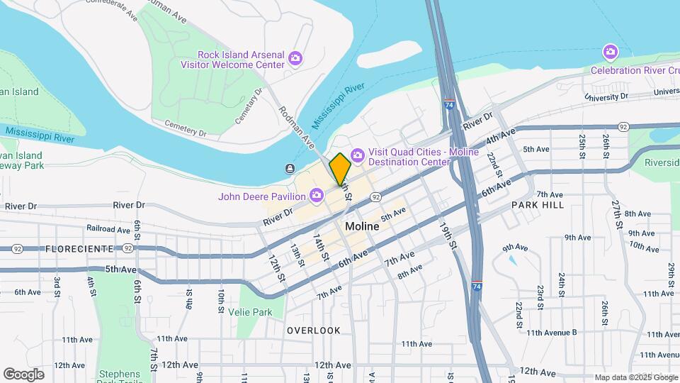1534 River Dr Map and Location Details