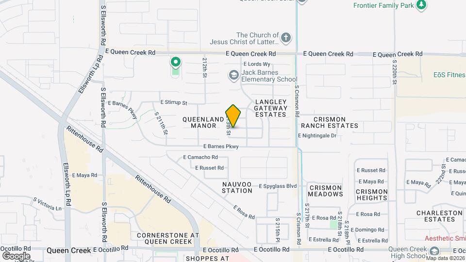 21319 E Alyssa Rd Map and Location Details