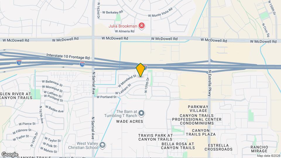 15966 W Latham St Map and Location Details