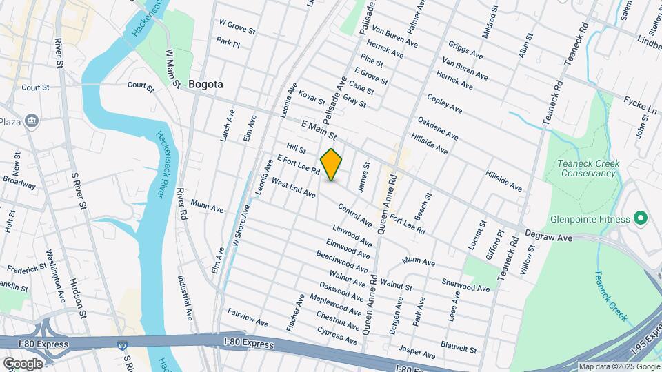 130 E Fort Lee Rd Map and Location Details
