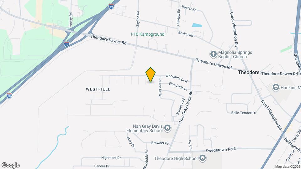 6626 Woodside Ct E Map and Location Details
