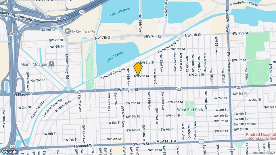 6460 NW 2nd St Map and Location Details