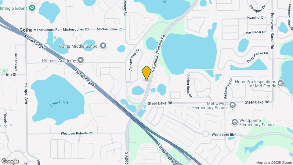933 Palm Cove Dr Map and Location Details