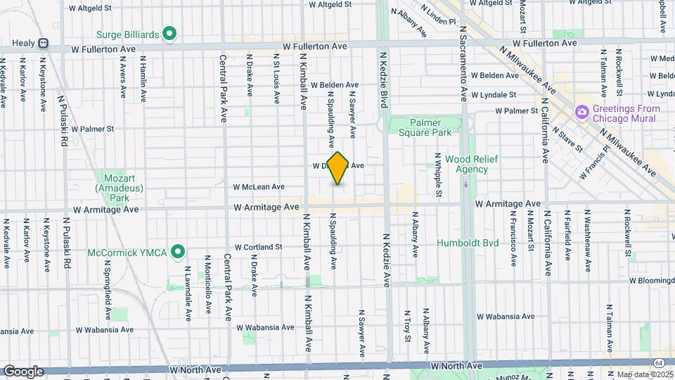2021 Spaulding Ave Map and Location Details