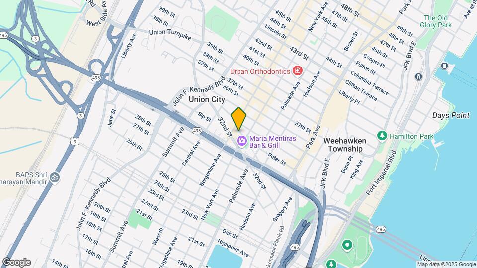 415 33rd St Map and Location Details